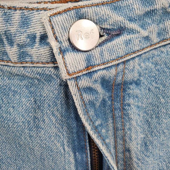 Reformation Women's Straight Leg Jeans - Blue - Picture 4 of 13